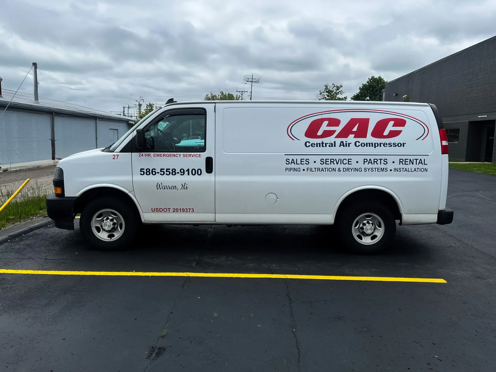 Service Vehicles — Warren, MI — Central Air Compressor
